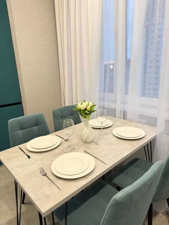 Современная квартира в 5 мин от ТЦ, удобная локация