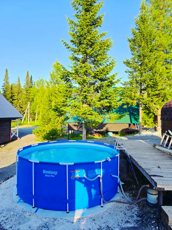 Коттедж Уютный, теплый дом с видом на горы в тихом, красивом месте — Шерегеш