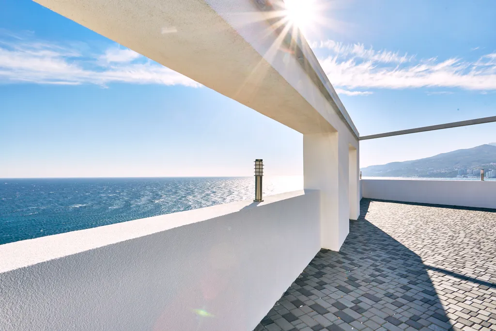 Уютная студия с видом на море