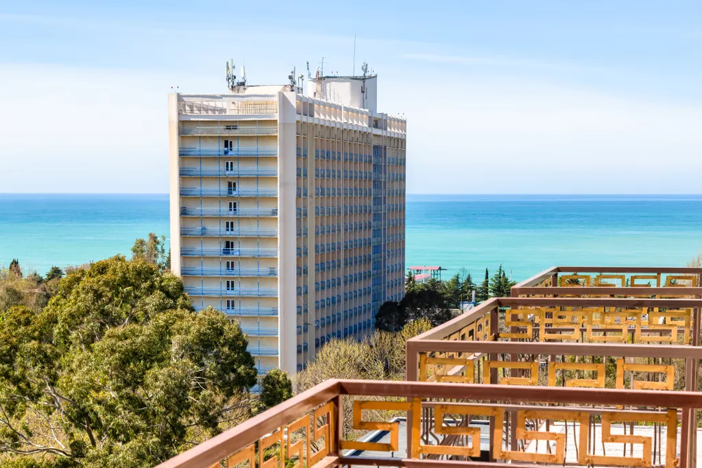 Квартира Квартира с видом на море и балконом — Адлер