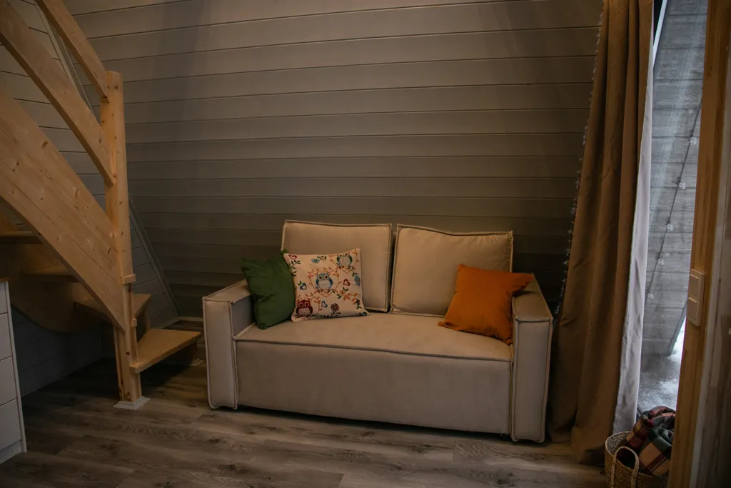 Дом A-Frame в лесном массиве