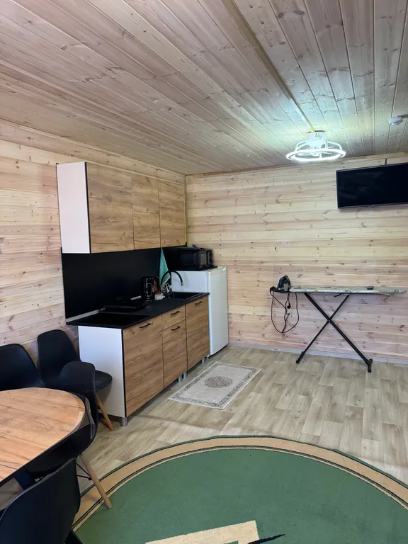 Дом 30m2 — чан, мангальная зона, детская площадка