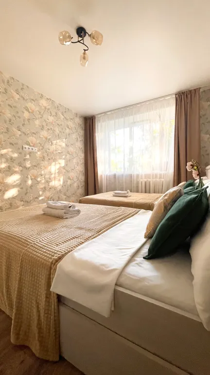 Рядом с центром, 4 раздельных спальных места командировочным