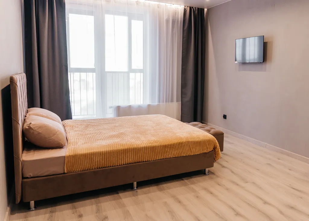 Стильная квартира с джакузи на 25 этаже