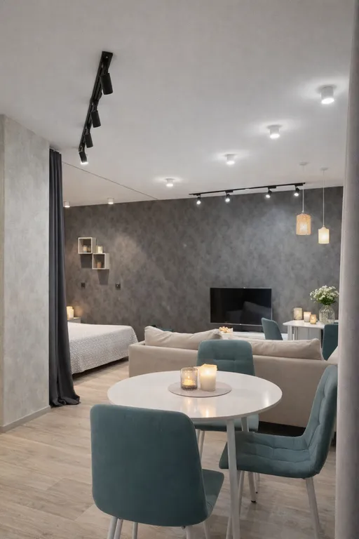 1-комнатные апартаменты УНИК АПАРТ на Терешковой с видом на город