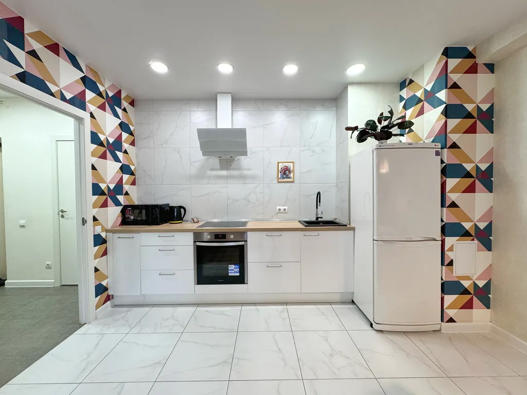 Стильная 2-комнатная квартира в центре города в ЖК Дымка