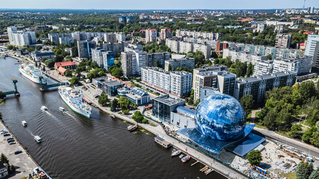 Квартира Двухкомнатные апартаменты с видом на реку — Калининград