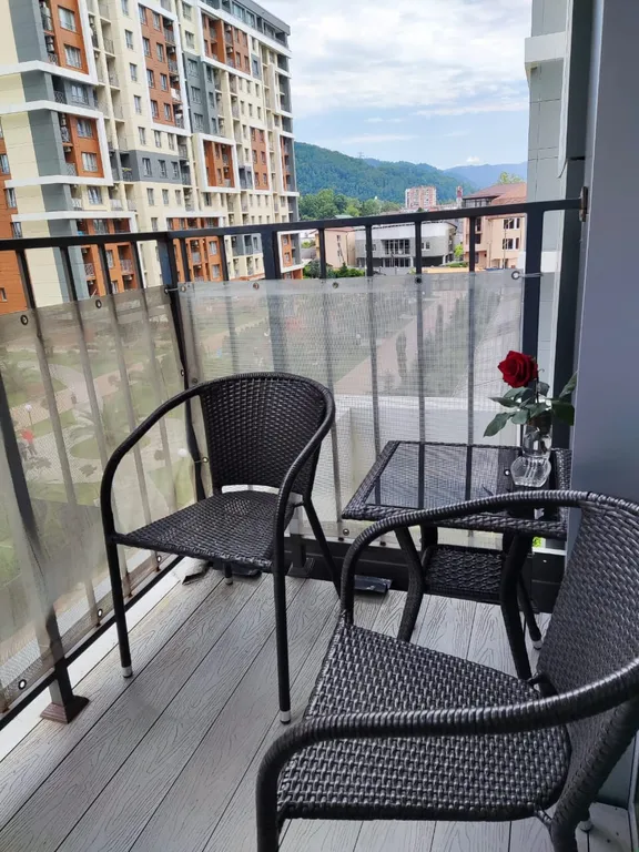 Уютная студия с видом на бассейн