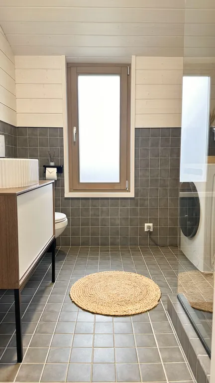 Панорамный барн в стиле Дубльдом с баней и чаном