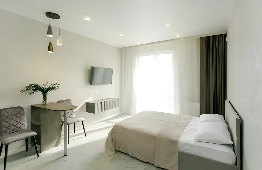 Квартира Студия Крем-чиз с видом на море — аренда посуточно в Кудепста