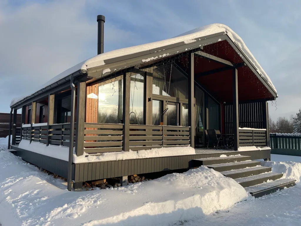 Коттедж Дом с панорамными окнами рядом с Можайским морем — Можайск