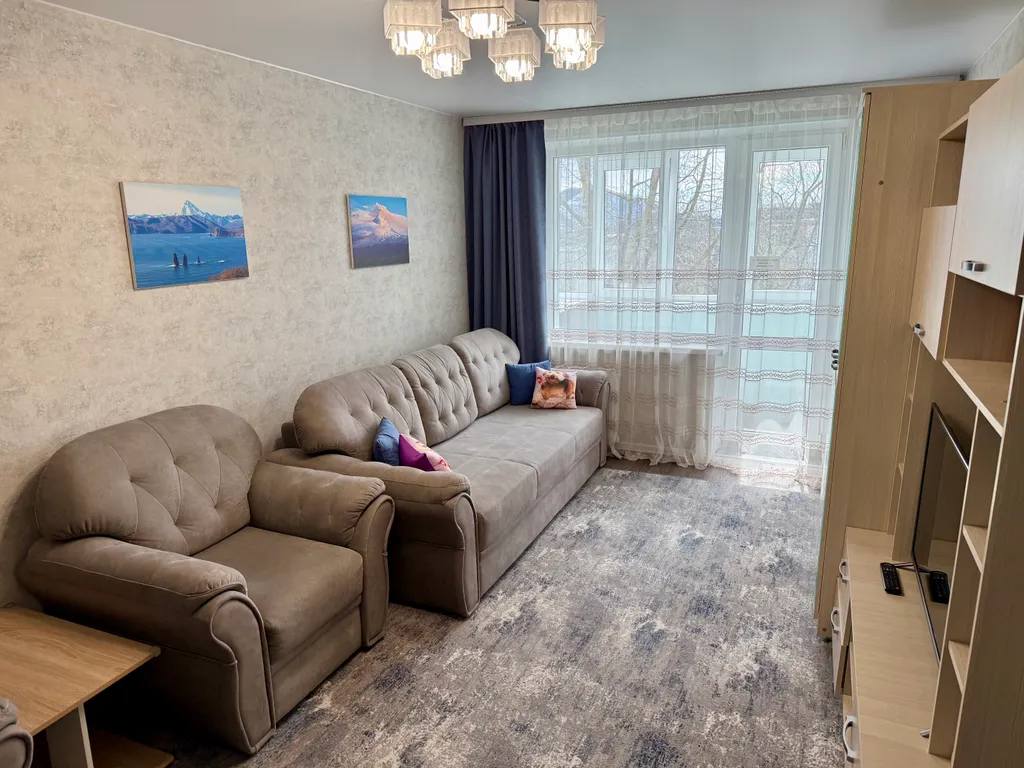 Солнечная квартира с раздельными комнатами — аренда посуточно в Петропавловск-Камчатский