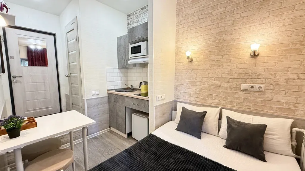 Квартира Квартира Уютная студия у метро Варшавская и Каширская — Москва