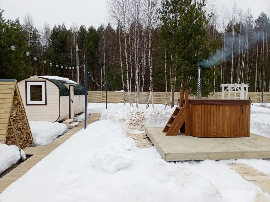 Коттедж Эко-дом Пчёлка в живописном лесу — Минино (Раменский м/о)