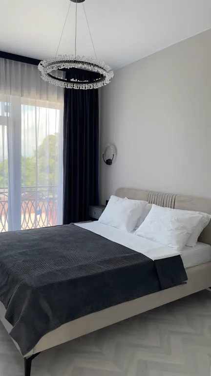 Квартира с красивым видом на море, 2 минуты до пляжа пешком