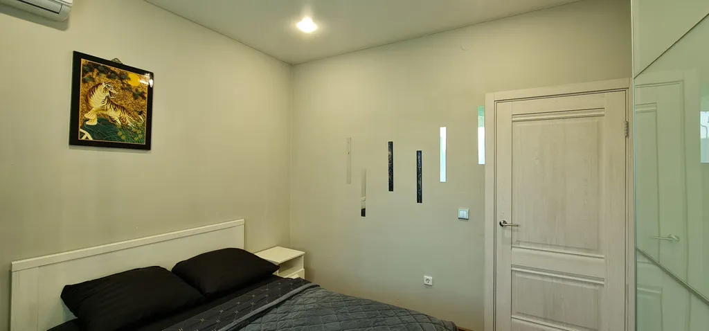 Уютная квартира с кондиционером и отдельной спальней