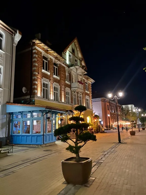 Квартира Квартира Уютная студия в 15 минутах ходьбы от западного пляжа — Зеленоградск