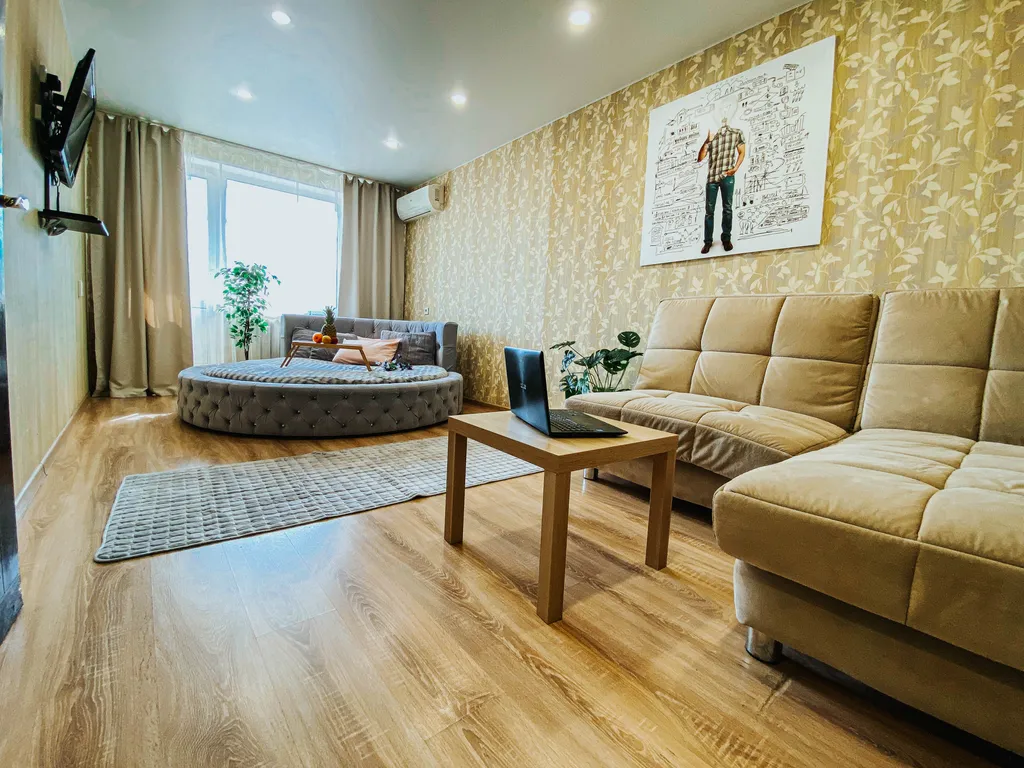 Уютная квартира с круглой кроватью и джакузи — аренда посуточно в Ульяновск