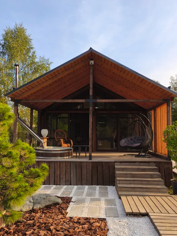 Коттедж Барнхаус для отдыха у леса и реки — аренда посуточно в Мытищи