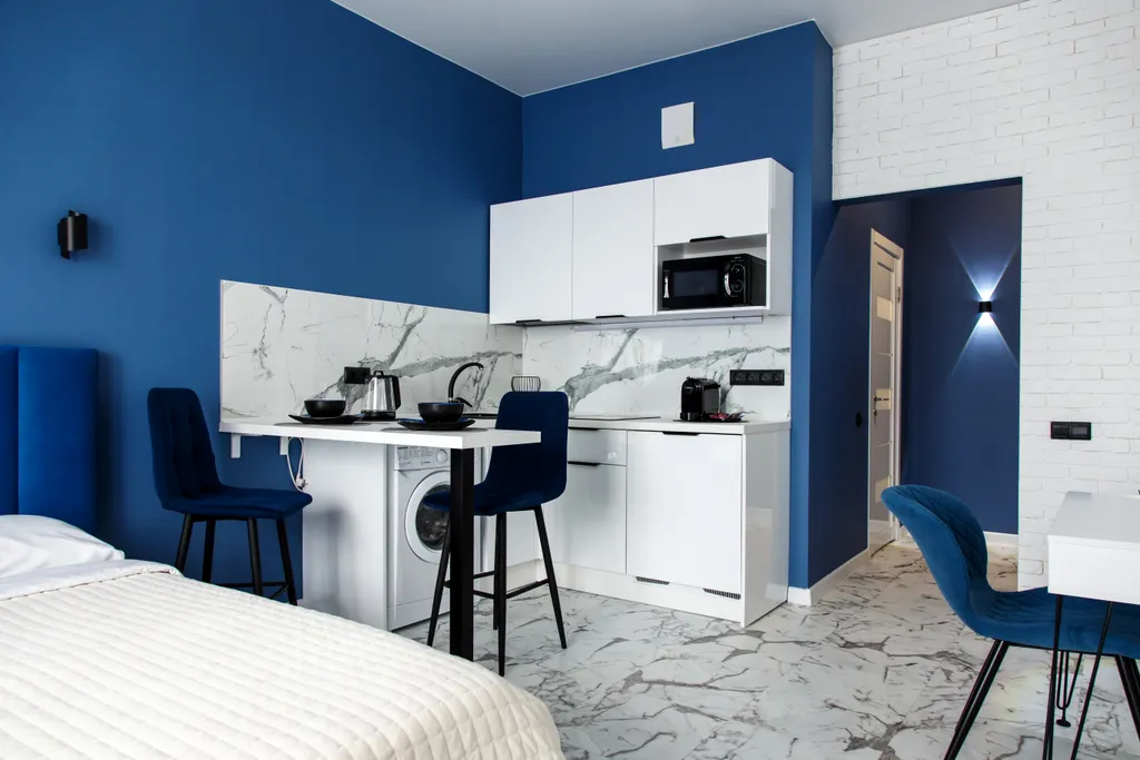 Апартаменты "Хрустальный лёд" с красивым видом на Ангару