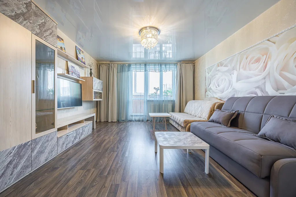 Трёхкомнатная квартира у аквапарка