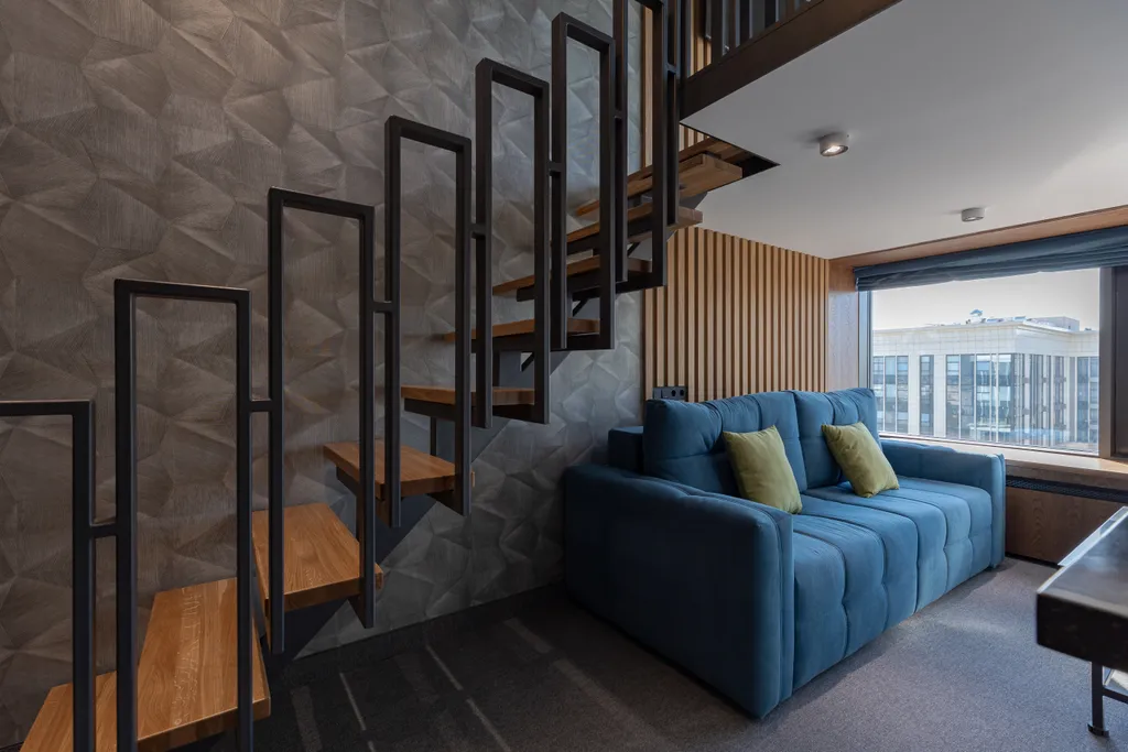 Видовой двухуровневый лофт с дизайнерским ремонтом для 2-4 гостей