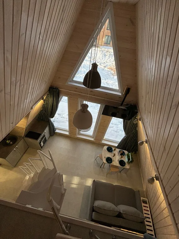 Новый дом с видом на гору