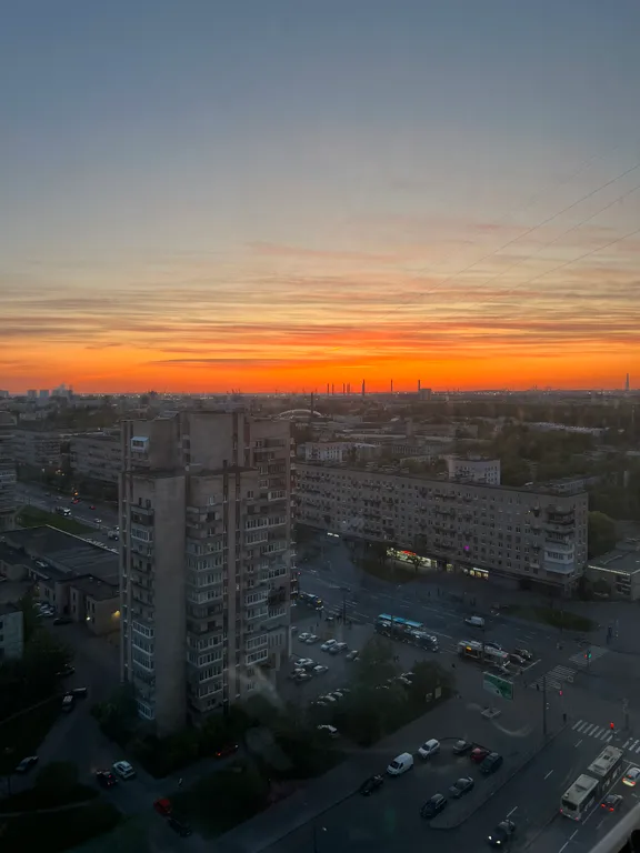 Квартира Уютная квартира, с видом на закаты, рядом метро и аэропорт — Санкт-Петербург