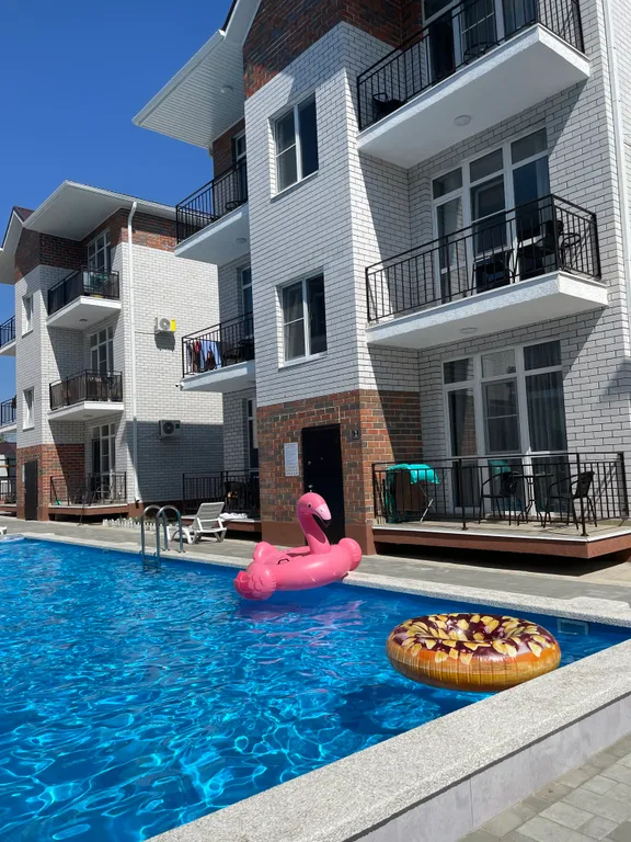 Квартира Уютная квартира с бассейном в 10 минутах от моря — Анапа