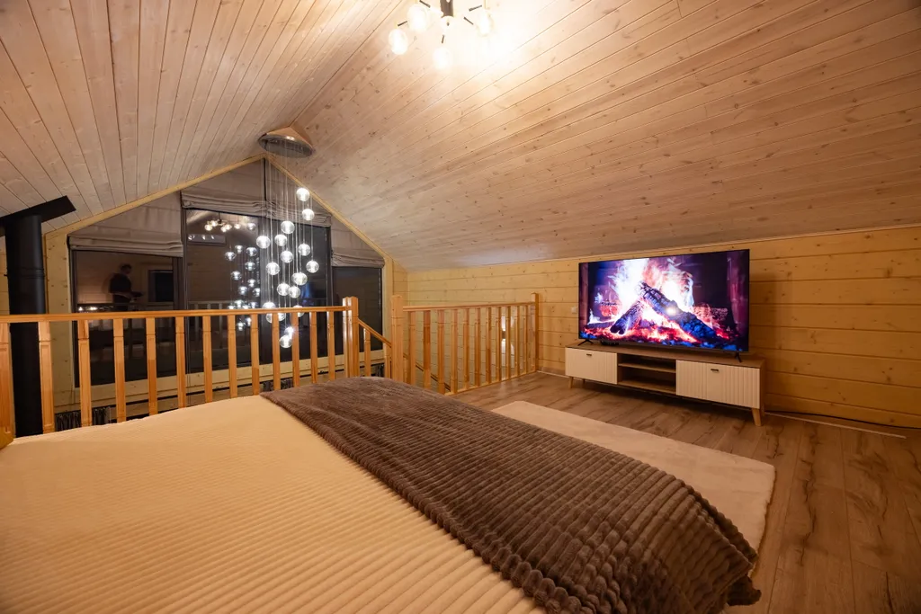 Дом с камином