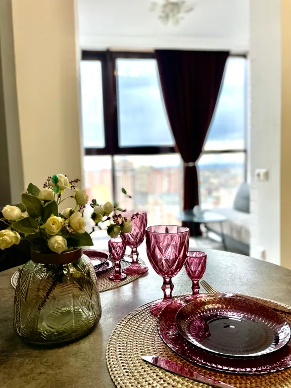 Квартира Квартира Шикарная видовая евродвушка 24 этаж в ЖК Маршал — Краснодар