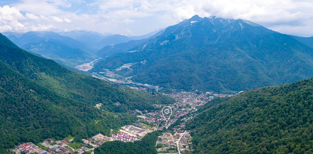 Уютная двухуровневая квартира в Красной поляне с видом на Ачишхо