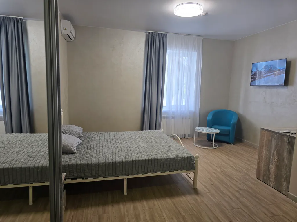Квартира Квартира Двухместный номер с 1 кроватью с кухонной зоной — Самара