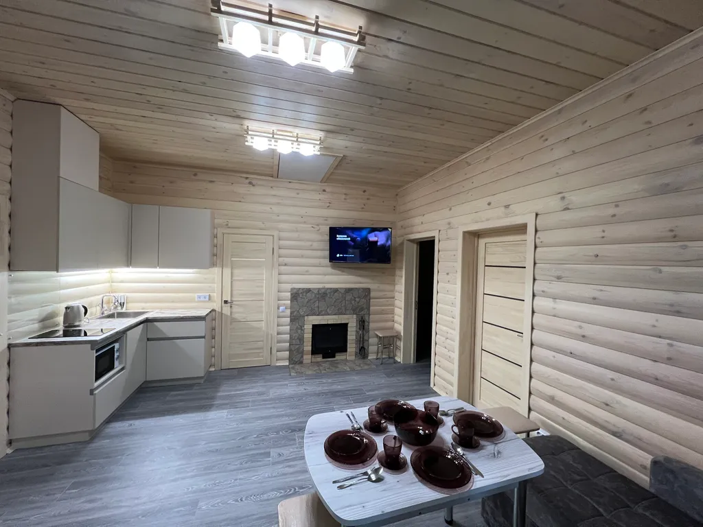 Уютный загородный дом-баня у озера