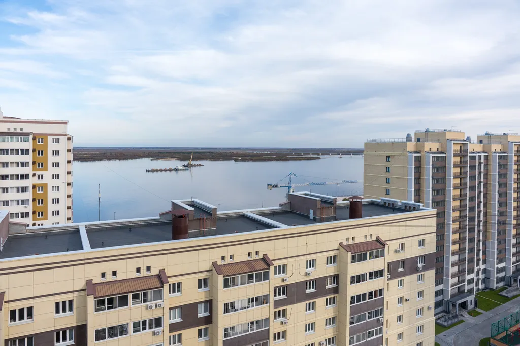 Квартира с видом на реку Зея