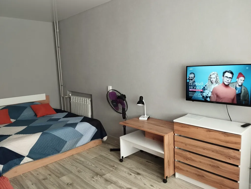 Яркая оранжевая квартира