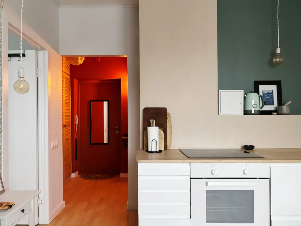 Атмосферная квартира с уникальным дизайном и проектором для фильмов