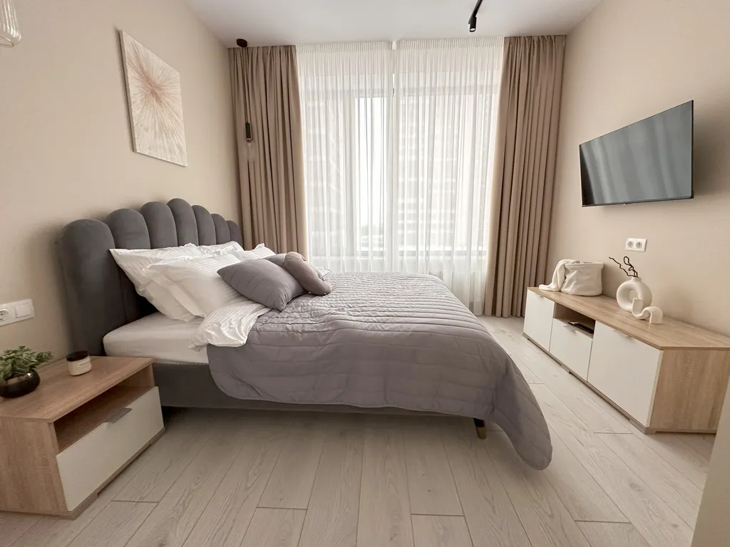 Квартира Квартира с отдельной спальней в жк headliner, вид на москва сити — Москва