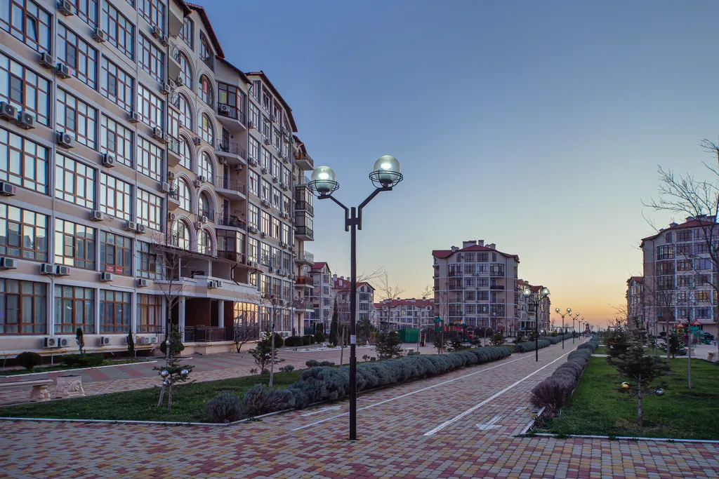 Квартира Уютная с балконом квартира в стиле Прованс в ЖК Черноморский2 — Геленджик