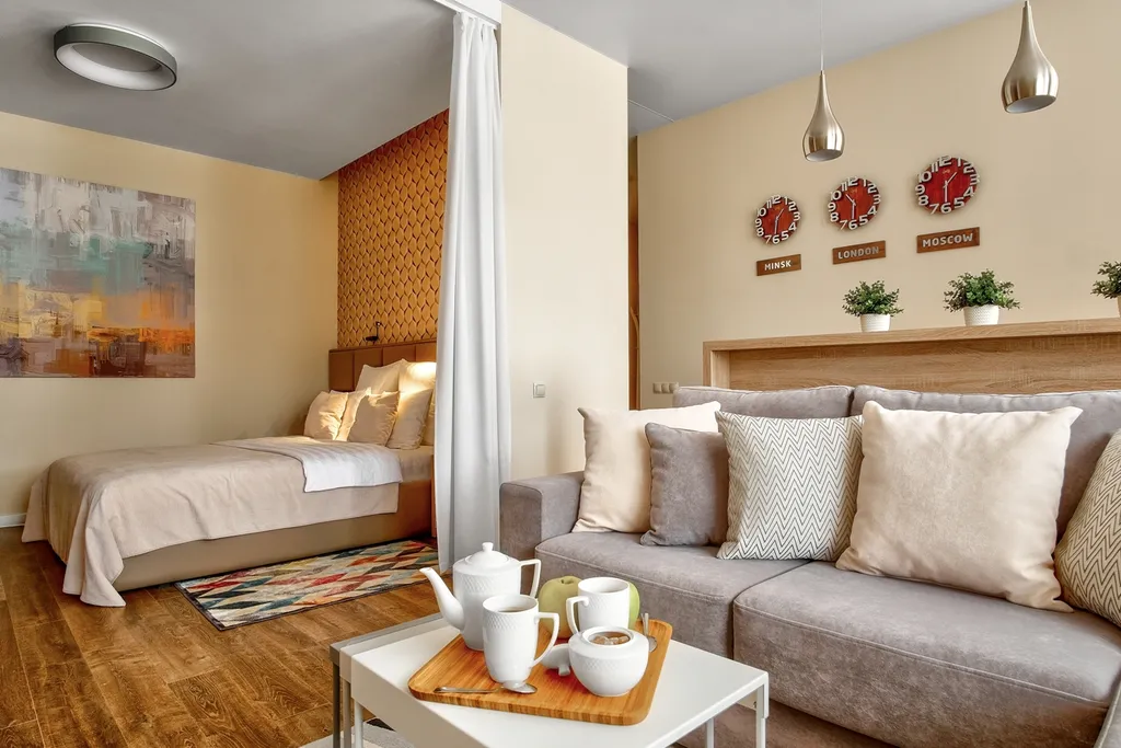 Квартира Стильная студия в центре — аренда посуточно в Гродно