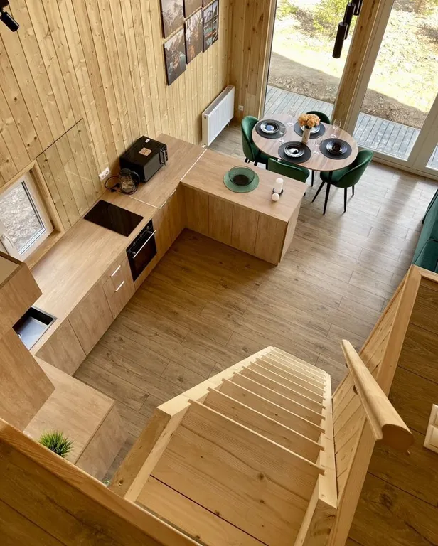 Дом с сауной и горячим чаном