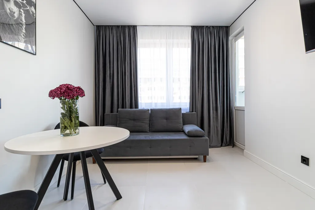 Квартира Светлая квартира с дизайнерским ремонтом Алисой и качелями в спальне — Краснодар