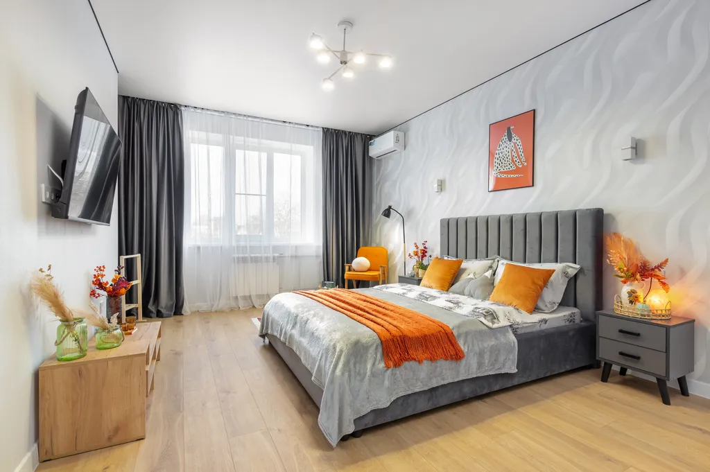 Эстетичная квартира с дизайнерским ремонтом и видом на иву