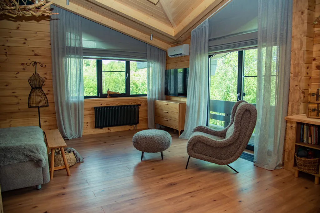 Шале Гнездо с бассейном и сауной