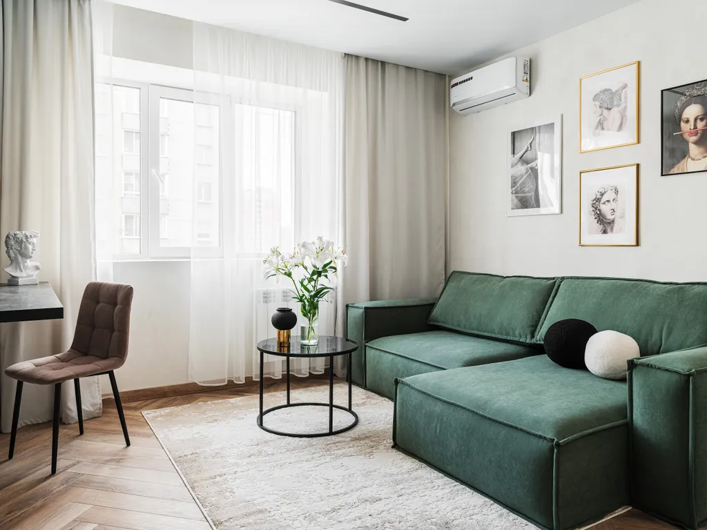 Двухкомнатные апартаменты напротив Оперного Театра с новым ремонтом