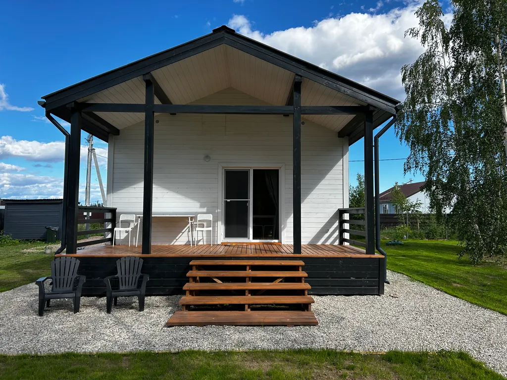 Уютный скандинавский барнхаус рядом с городом