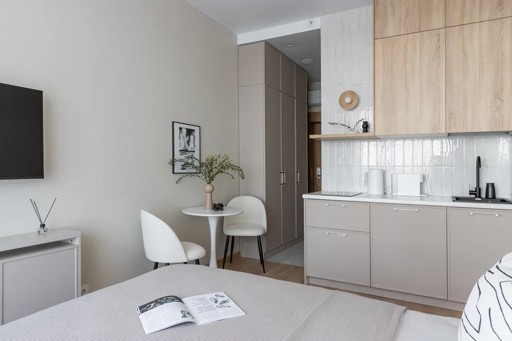 Уютная студия у моря с видом на залив 809