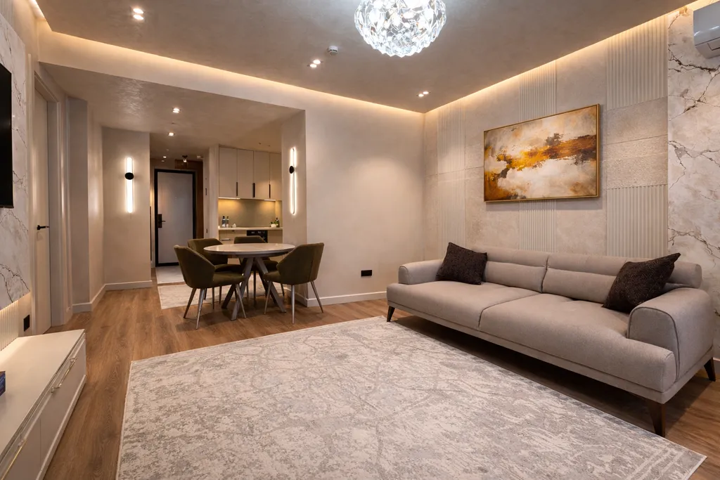 Просторная квартира в современном стиле