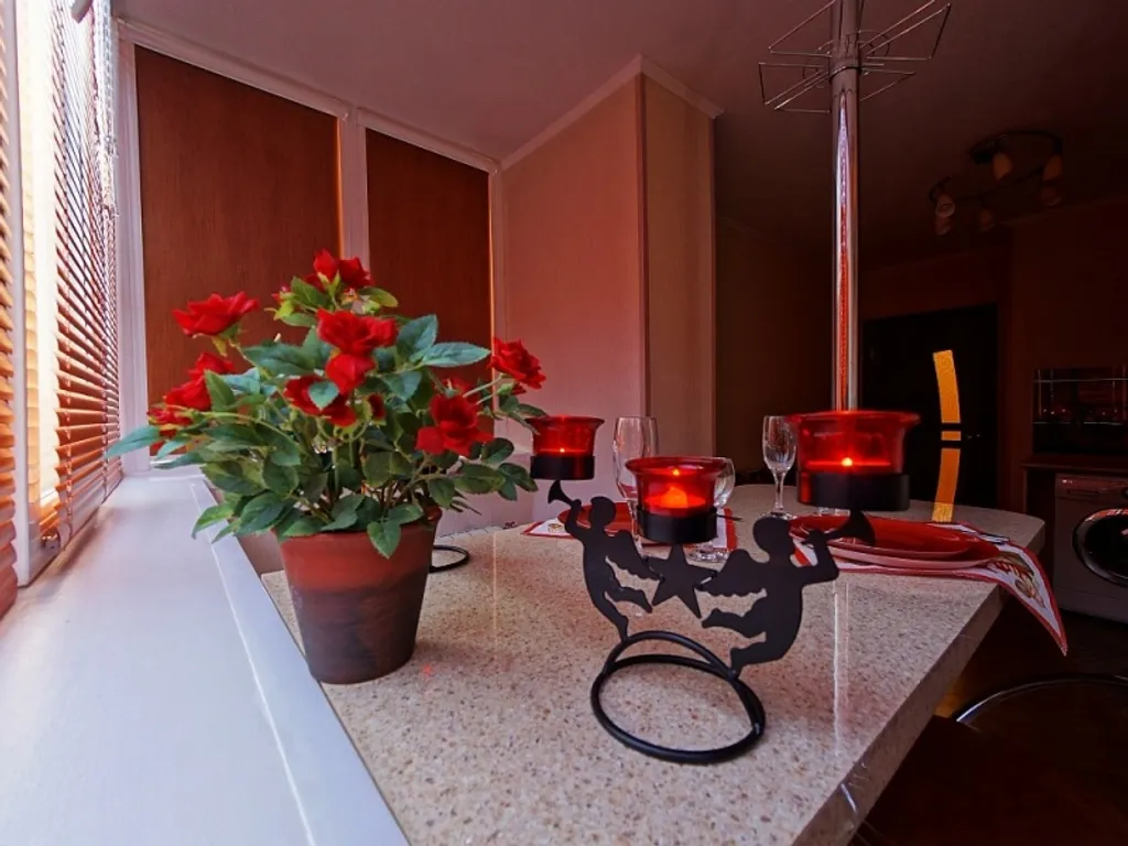 Романтичная квартира golden lux для пары, с джакузи