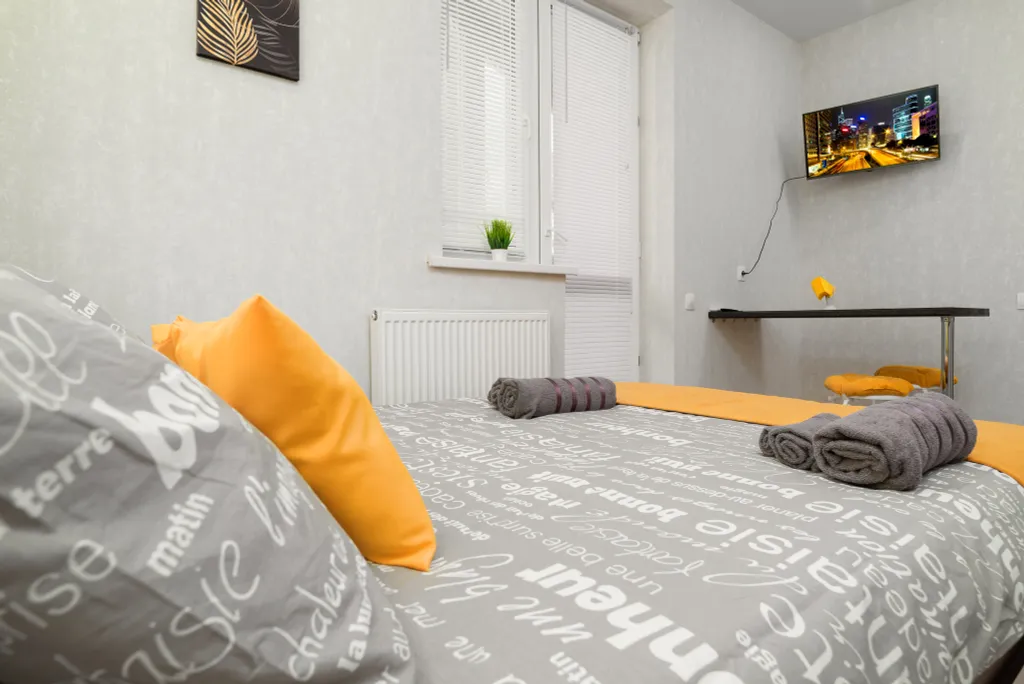 Шикарная студия для двоих с дизайнерским ремонтом